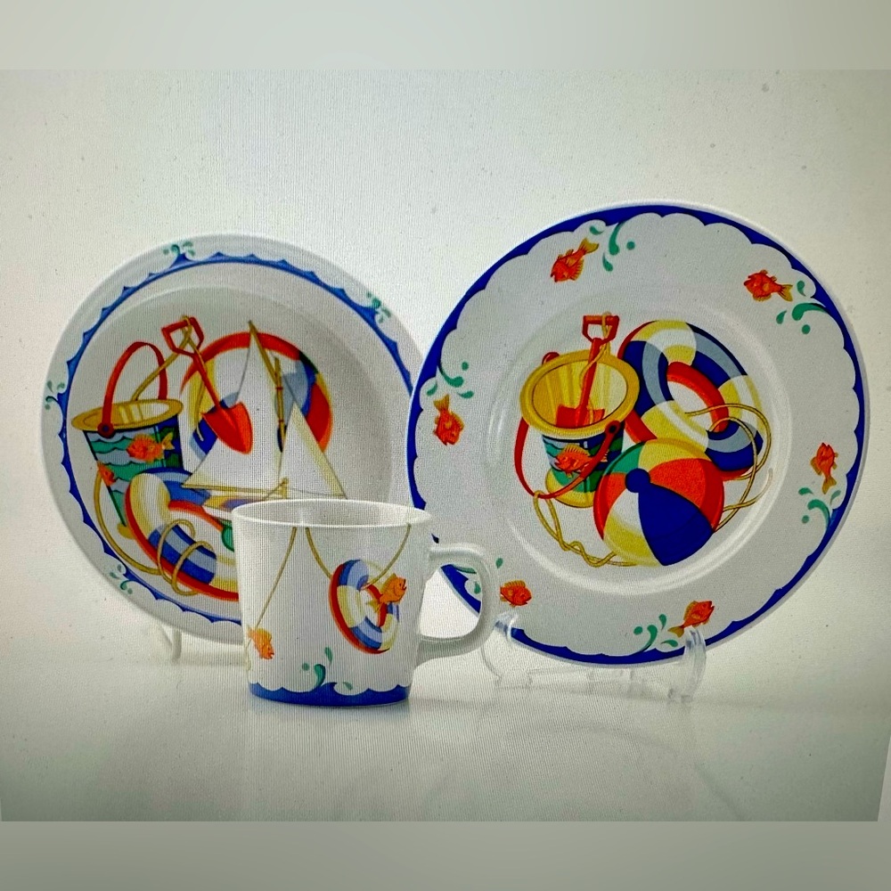 NWOT Tiffany & Co. Seashore Design Three Piece Set Vintage